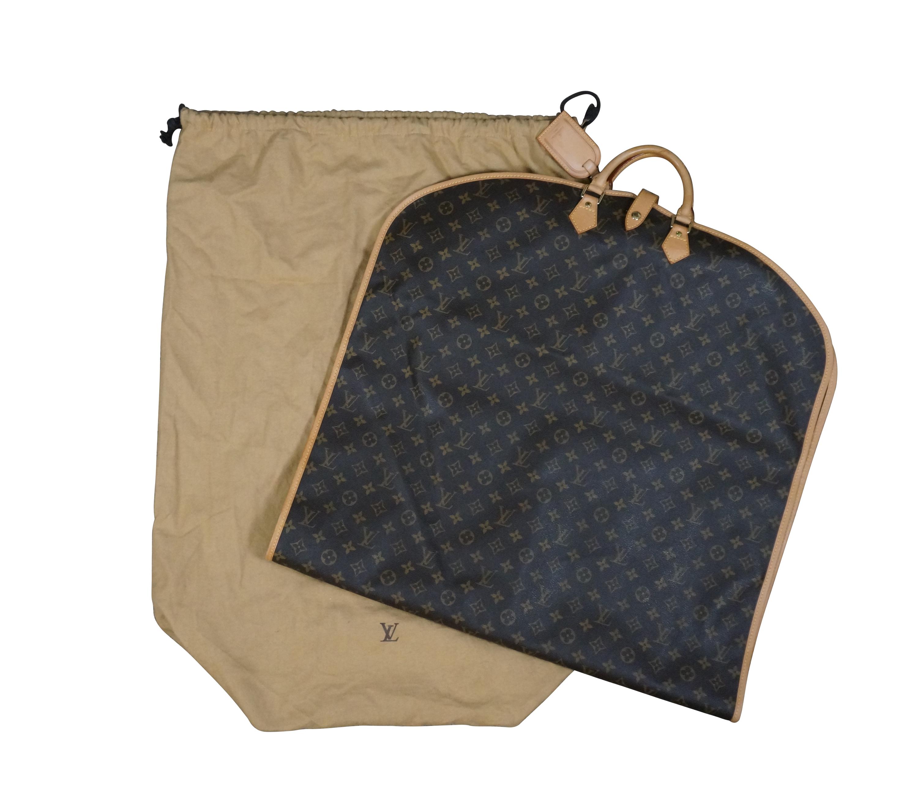 Louis Vuitton Porte Avi LV Monogram Garment Suit Travel Bag Cover & Hangers