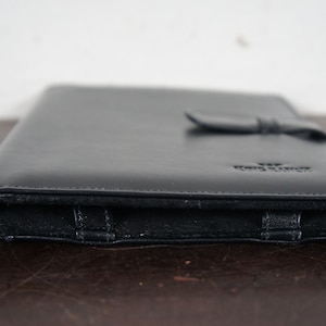 King Ranch Black Leather Portfolio Notepad Case Organizer Binder NIB - Etsy