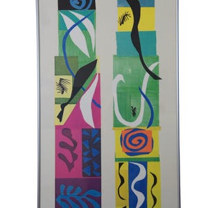 Póster abstracto de Henri Matisse, Bestias del mar, galería nacional de arte, impresión de 36"