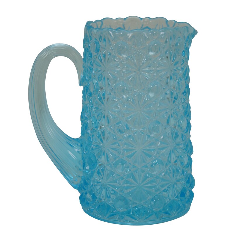 Antique Blue Glass Pitchernull