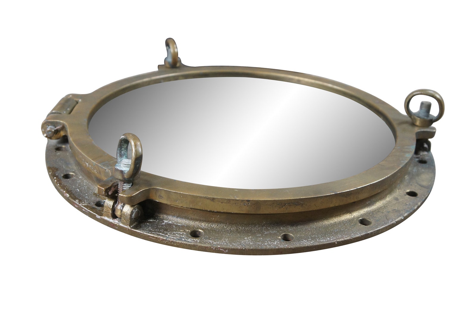 Extremely Rare Large Antique Solid Bronze Maritime Ships Porthole ...