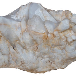 90lb Natural Rough White Quartz Crystal Rock Stone Specimen Healing Cluster 20&quot;