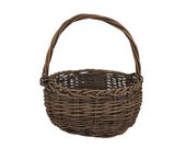 Vintage Woven Grapevine Country Farmhouse Harvest Gathering Basket 23&quot;