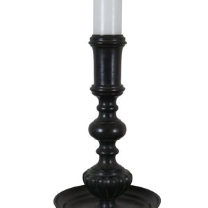 Maitland Smith Heavy Bronze Altar Pillar Candlestick Candle Holder 23&quot;