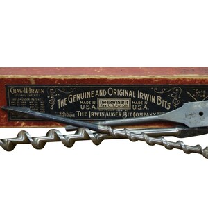 Irwin No.2 Machinist Lathe Auger Wood Drill Bit Tool w/ Original Box USA