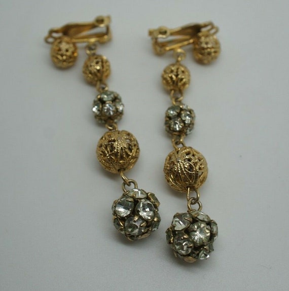 Lot 9 Vintage Stunning Pair Rhinestone American F… - image 9