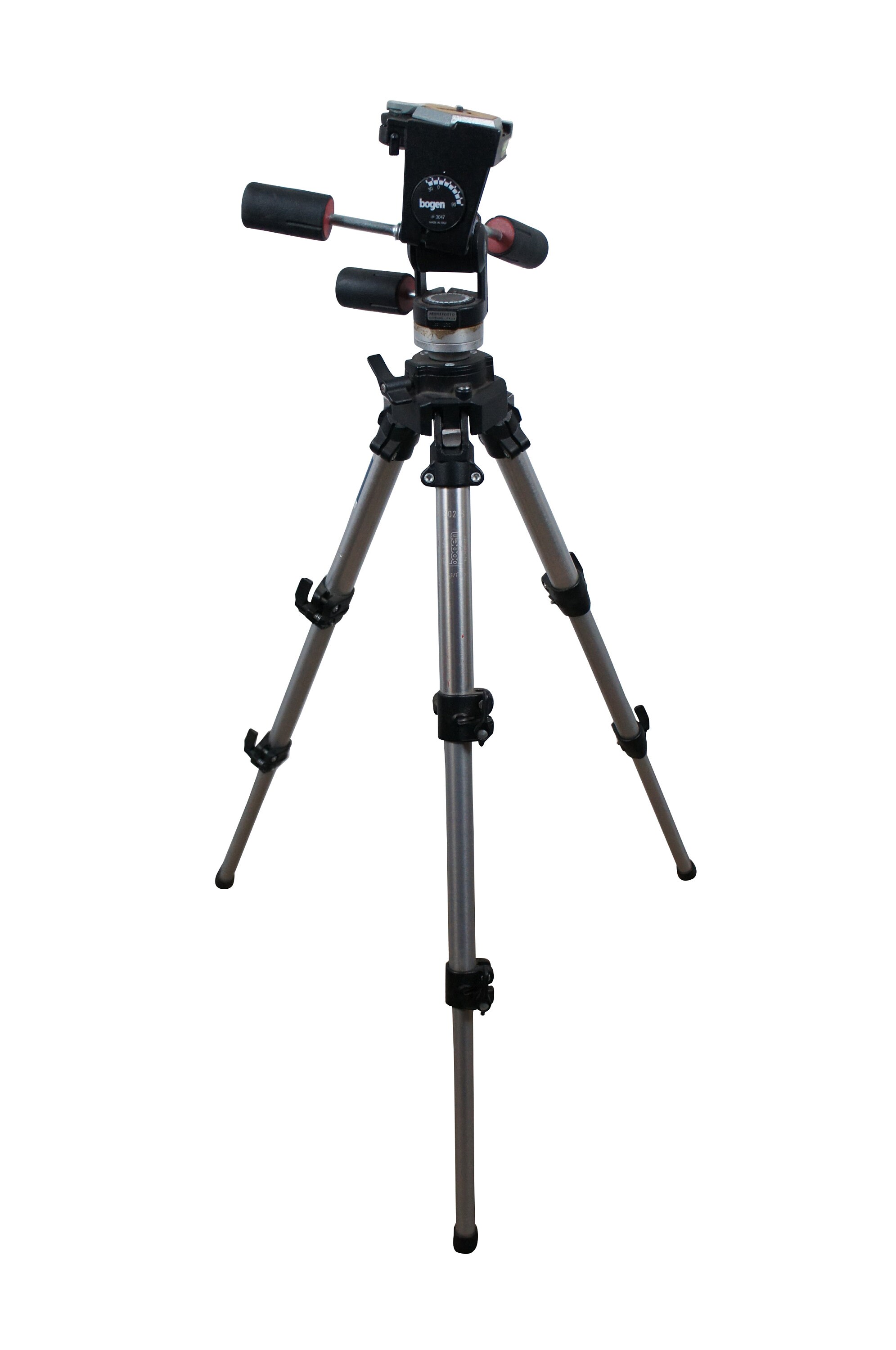 Italian Bogen Manfrotto Professional Tripod 3021 Pan Tilt Head