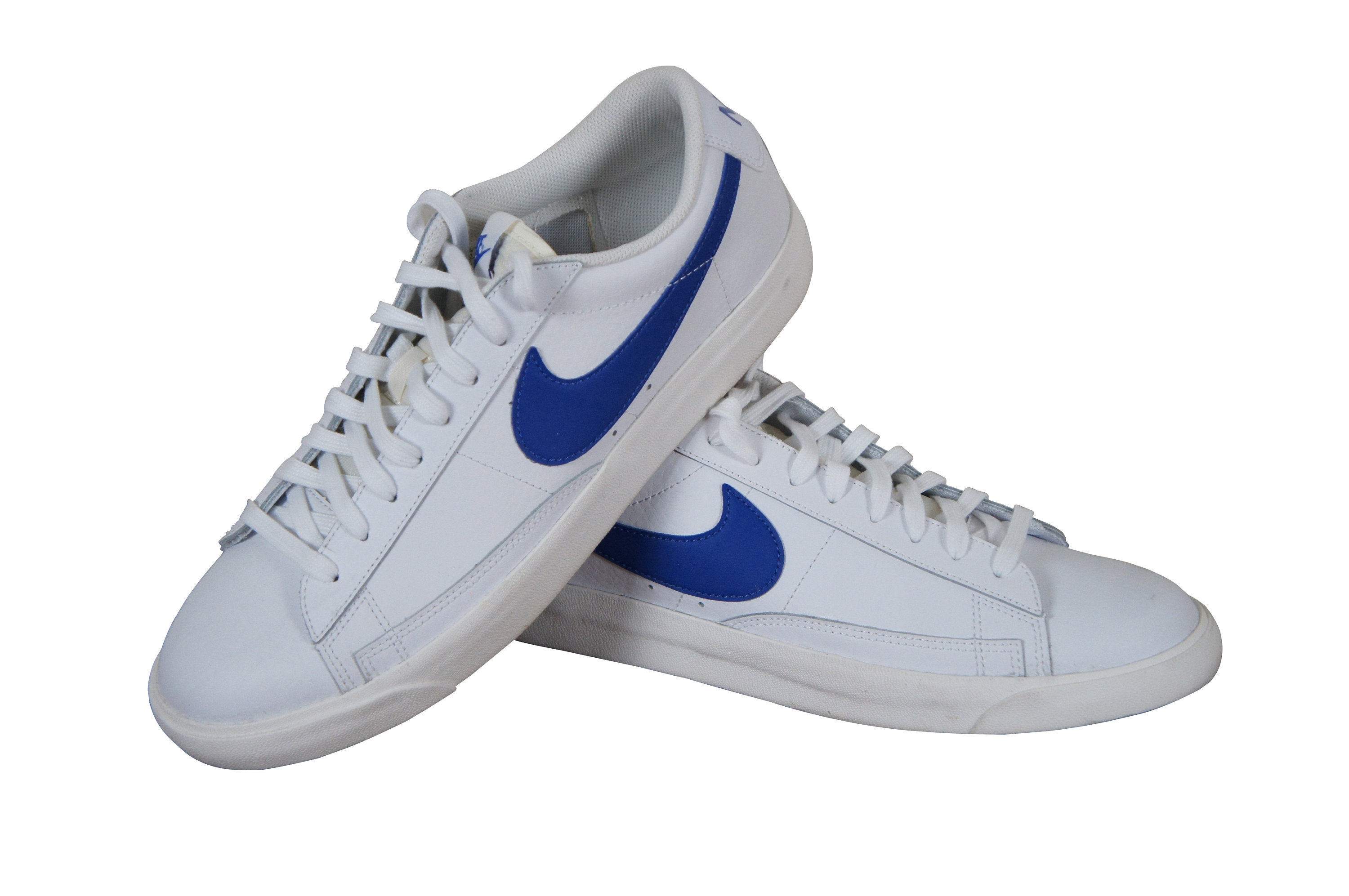 Vintage Nike Blazer Low Leather White Astronomy Blue US Mens  display picture 2