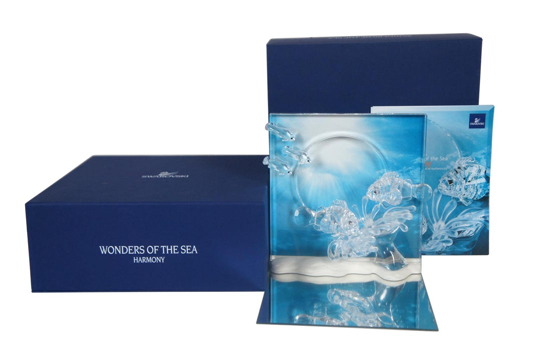 Swarovski SCS Wonders of Sea Harmony 2005 COA Clear Clown