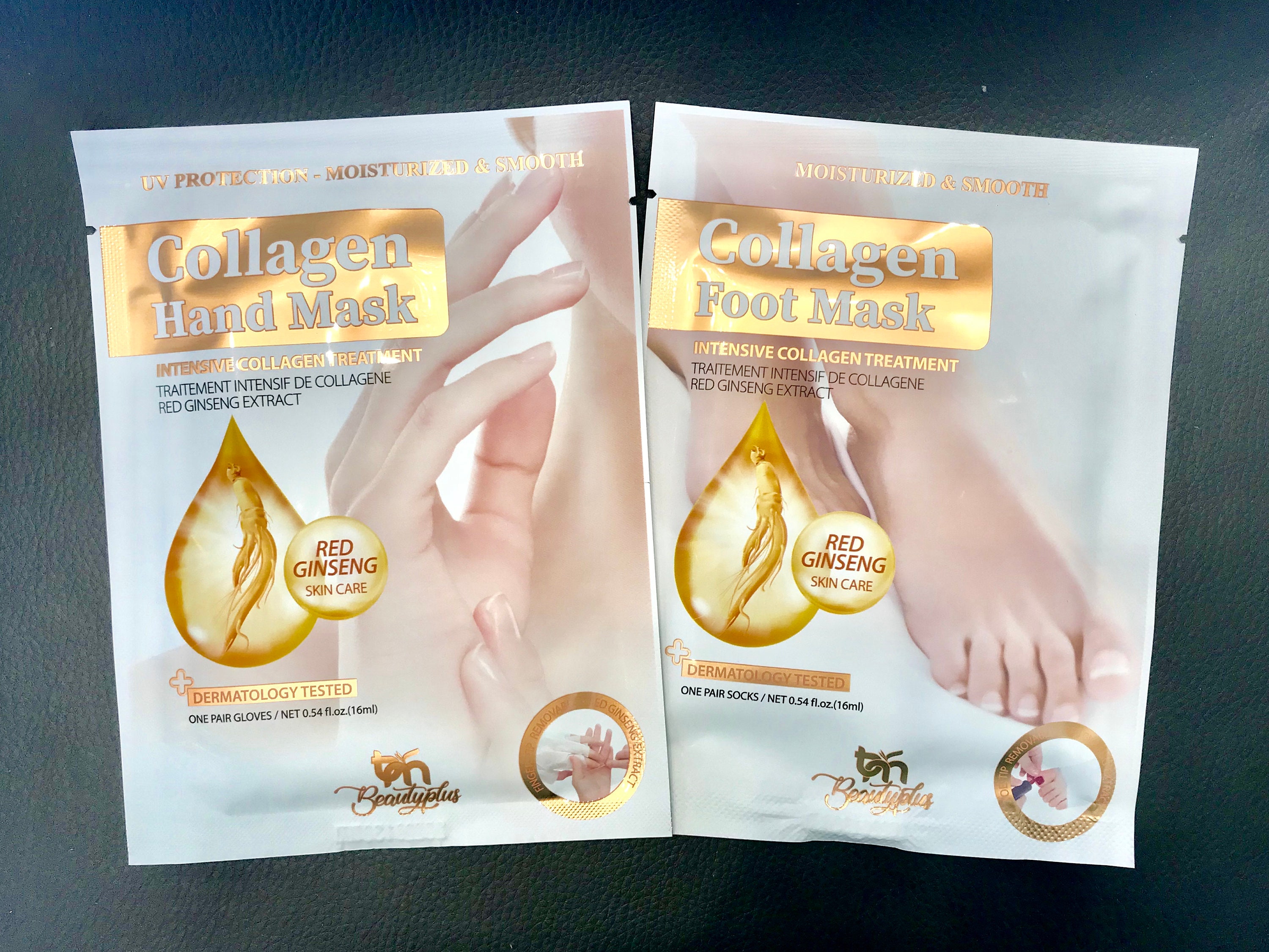 Collagen Hand Mask Foot Mask Gloves Moisturize and UV Protection for