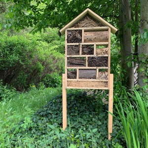 Large insect hotel kit, DIY insect house, insect house, house for insects, beetles, beneficial insects, garden decoration, decoration garden, eco garden