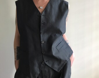 Gilet Romeo Gigli Abbigliamento Uomo Abito Da Sera Nero