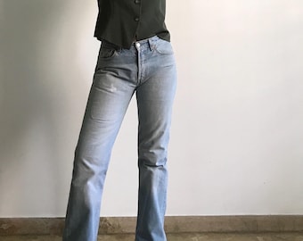 Vintage Levi's 501 W 29, gemaakt in Spanje.