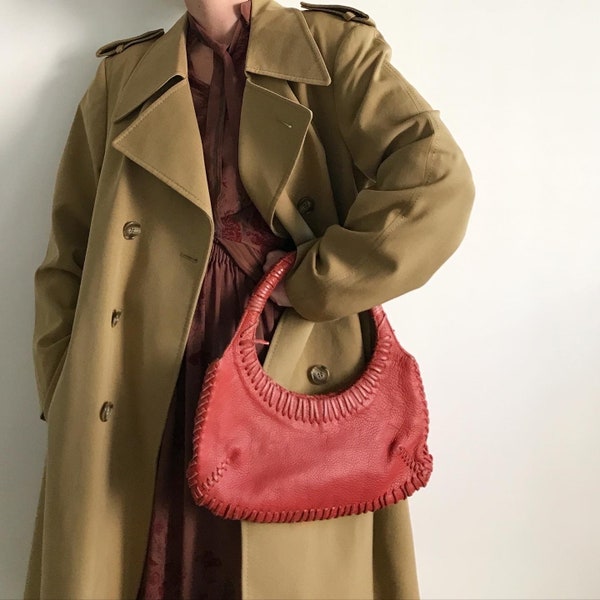 vintage hobo bag rossa