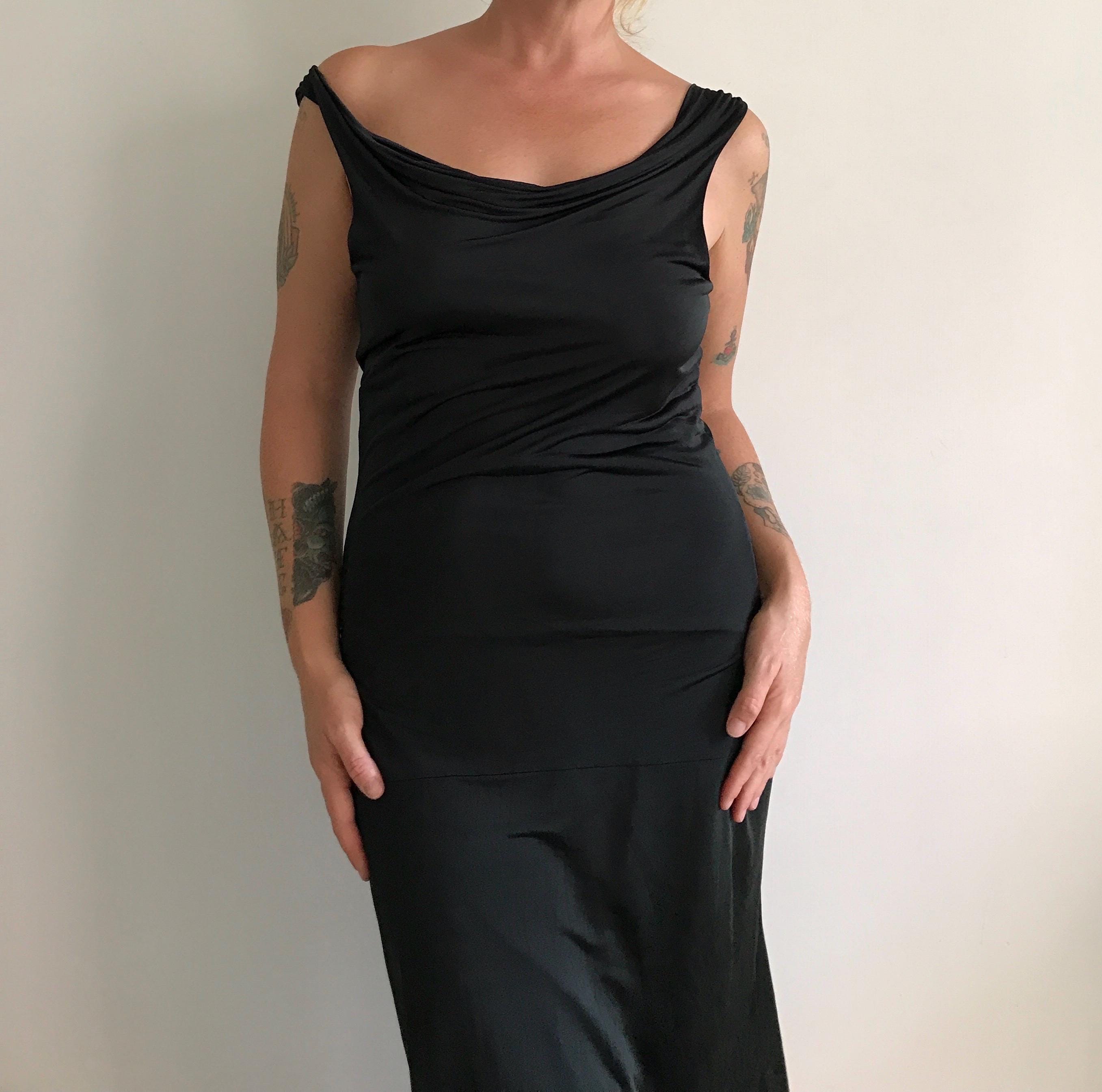 Robe nuisette noire vintage Kookai Etsy Canada