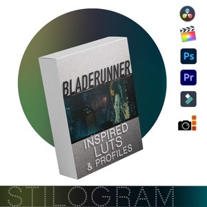LUTs & Profile Pack inspired by Bladerunner »Intense movie palette | Video + photo filters - Premiere, Resolve, Final Cut, PS | Cube, XMP |