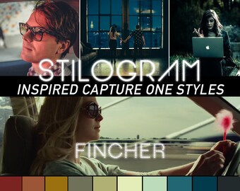 Capture One Stylepack Inspired by Fincher movies - Fight Club, Dragon Tattoo, Gone Girl vibes - Photographer's Style Pack for C1