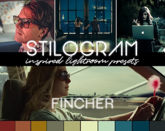 MOBILE LR presets inspired by FINCHER  / Lightroom app / Fight Club, Dragon Tattoo, Gone Girl / Mobile dngs with intensity levels