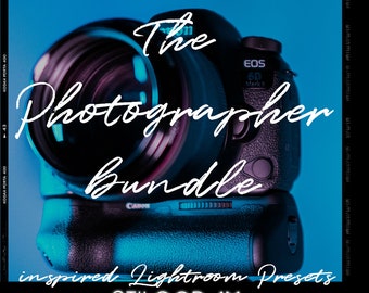5 Preset Sets in 1 - THE PHOTOGRAPHERS Bundle - inspired by work of great photographers - Lightroom Preset Pack - XL Desktop Edition