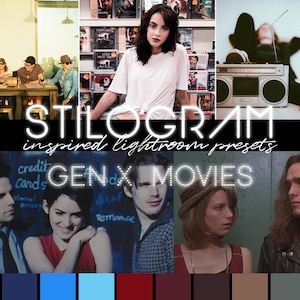 90s Movie Lightroom Presets Inspired by Gen X cult film looks Heathers, Singles, Reality Bites: Desktop & Mobile | Lrtemplate, xmp, dng |