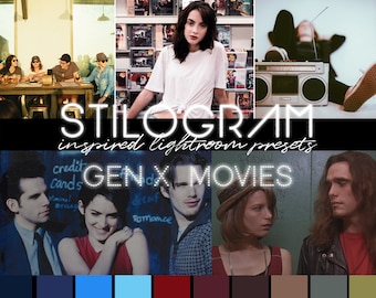 MOBILE LR presets inspired by GEN X Movies Heathers, Singles, Reality Bites: 90s filters cult films /  Mobile dngs + intensity levels set