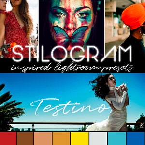 TESTINO photography inspired Lightroom presets -Bold palette + fashion magazine looks  - Desktop & Mobile | Lrtemplate, xmp, dng |
