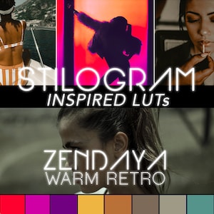 Des LUT rétro chaleureuses inspirées de Zendaya - Style tendance pour Instagram - Pack LUT pour Premiere Pro, DaVinci Resolve - Filtres film et vidéo - Étalonnage des couleurs