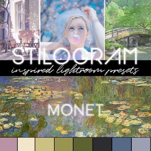 MONET Lightroom preset pack - Pastel palette, flat shadows + fresh, light style - Desktop & Mobile | Lrtemplate, xmp, dng |