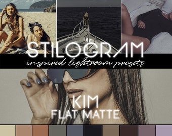 MOBILE presets Kim: FLAT MATTE pack / Lightroom app photo filters for editorial style photography / mobile dngs + intensity levels set