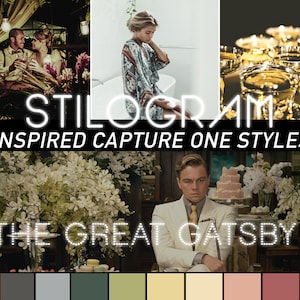 Great Gatsby movie inspired Stylepack for Capture One - Art Deco Styles for C1 photographers