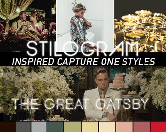 Great Gatsby movie inspired Stylepack for Capture One - Art Deco Styles for C1 photographers