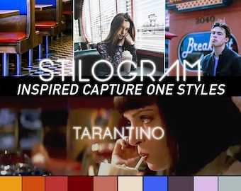TARANTINO- inspired Stylepack - get the look film styles for C1 - Capture One - LR | PS presets also available
