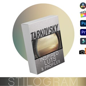 LUTs & Profiles inspired by the palettes of Tarkovsky's films | Video filters - Premiere, Resolve, Photoshop | 3d Cube, XMP |