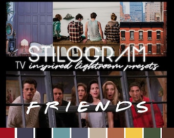 LR Mobile Presets inspired by the TV show Friends / Mobile Only DNG Pack / 90s style presets palette / unique Instagram filters