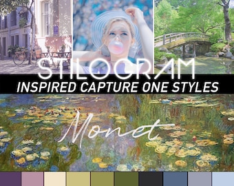 MONET Stylepack for Capture One - Pastel shades - LR | PS presets also available