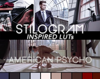 American Psycho-inspired LUTs - 3d CUBE LUT pack for Premiere Pro, DaVinci Resolve -Filters for filmmakers, vlogging, youtube