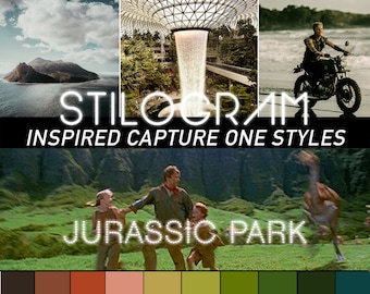 Capture One Styles inspired by Spielberg's Jurassic Park palette - C1 Stylepack for photographers