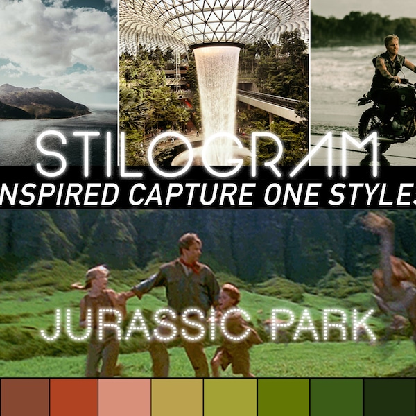 Capture One Styles inspired by Spielberg's Jurassic Park palette - C1 Stylepack for photographers