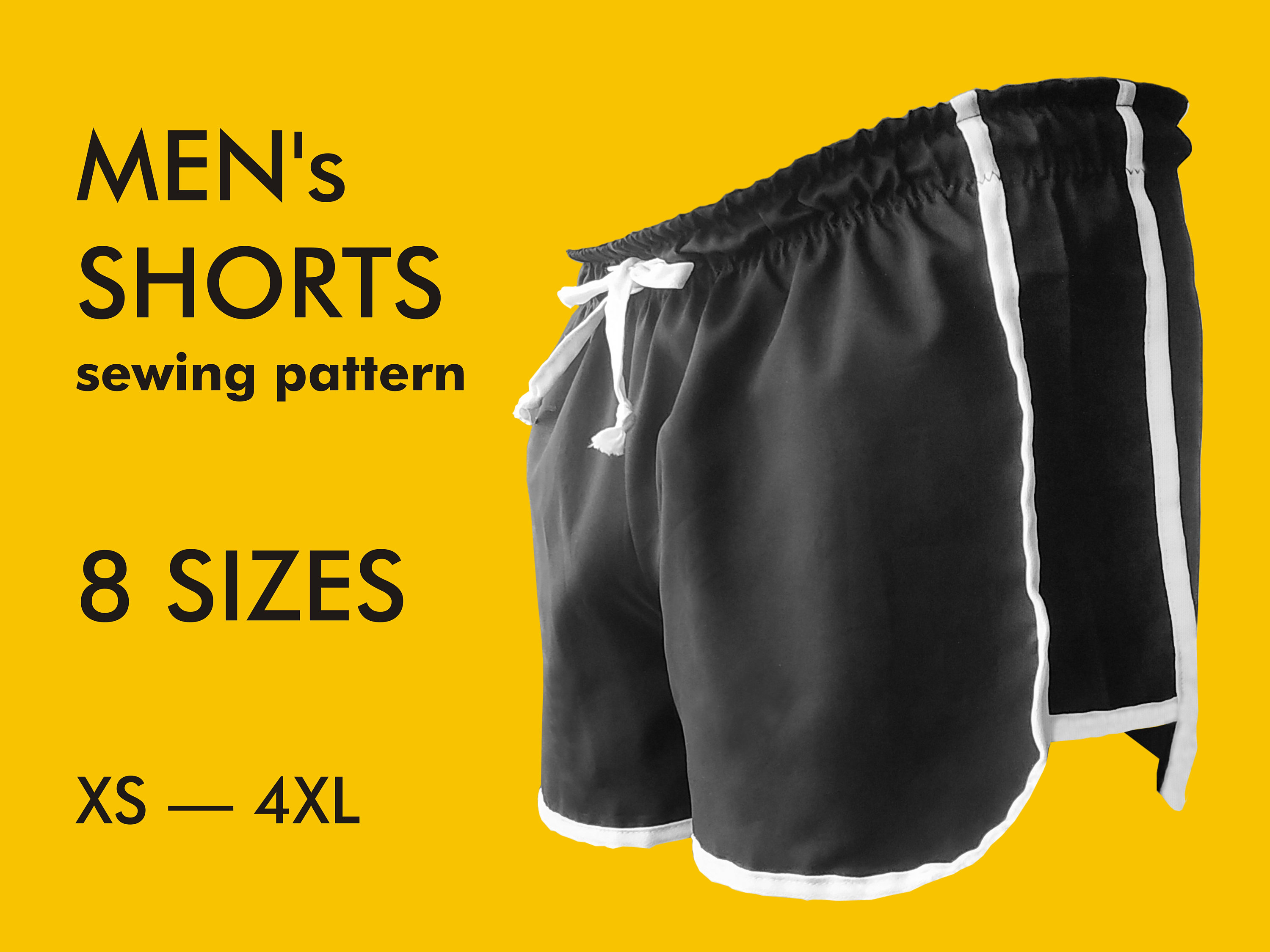 Sewing Pattern for Women's Boxer Briefs Sizes XS to 4XL Sewing