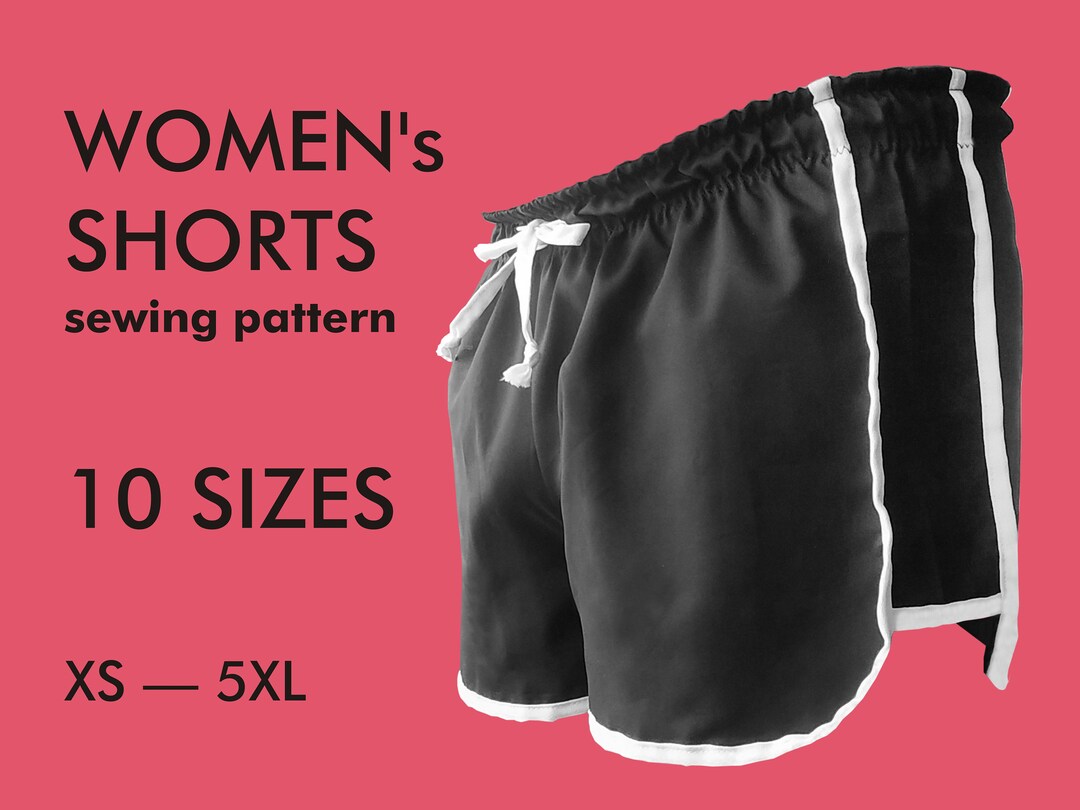 Shorts Pattern Sewing for Women PDF Sport Short Sewing Pattern Female