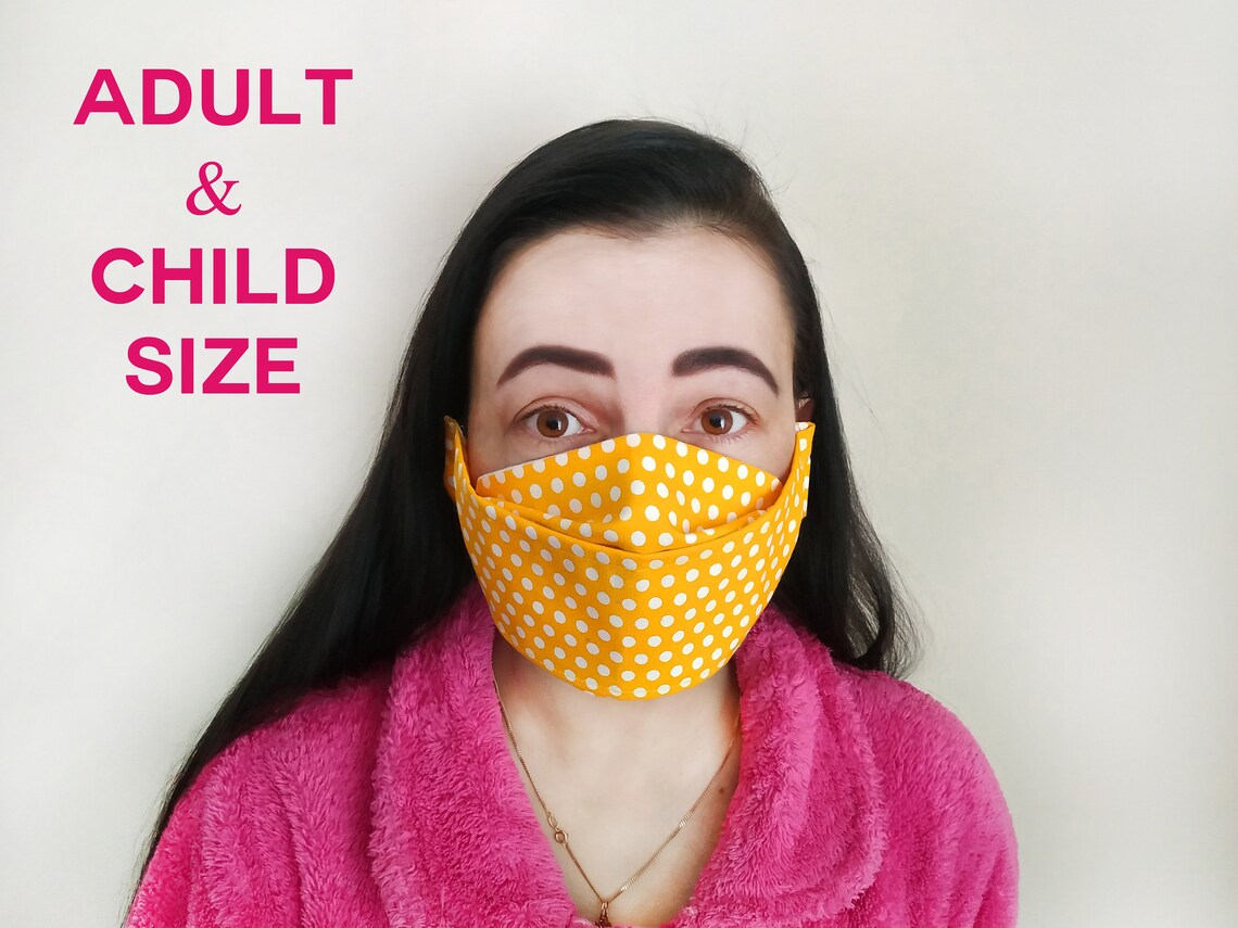 Face Mask Pattern Sewing Face Mask Mask for Adults and Kids Etsy