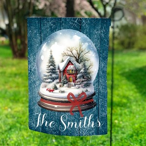 Snowglobe Garden Flag PNG, Christmas Sublimation, Garden Flag Design, Christmas Flag Sublimation, Christmas png, Garden Flag png
