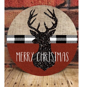 Burlap Deer Christmas png, Christmas Sublimation, Winter Sublimation, Digital Downloads, Christmas png, Deer png