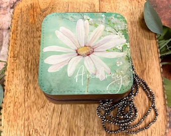 Green Daisy Jewelry Box Design, DIGITAL DESIGN, Jewelry png, Spring Sublimation, Sublimation Designs, Flower png, DIGITAL download