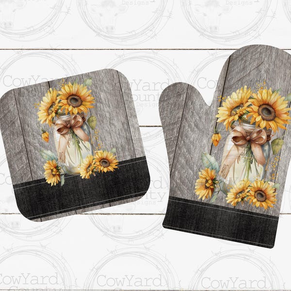 Fall Oven Mitt Designs Etsy
