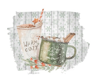 Christmas coffee png, Christmas Sublimation, Christmas Designs, Kitchen Designs, Christmas Sublimation, Christmas PNG, Coffee png