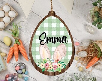 Green Plaid Easter Egg Tag png, Easter png, Easter sublimation, Sublimation Designs, Spring png, Spring Sublimation, Egg png, Basket Tag png