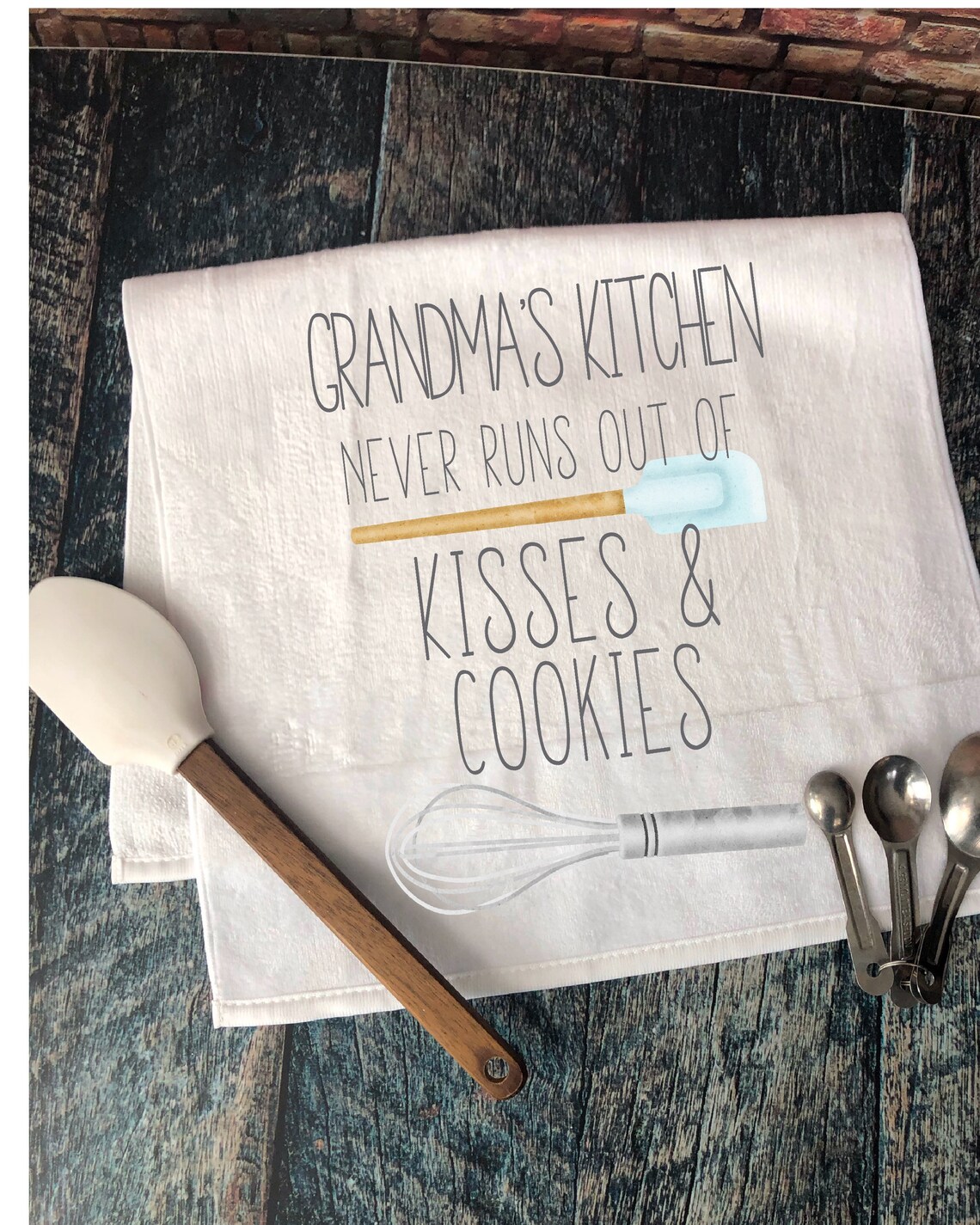 Grandma's Kitchen Design Kitchen Towel Sublimation Etsy Canada