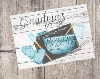 Grandma Cutting Board Design, Kitchen Sublimation Images, Rectangle Sublimation Designs, Cutting Board Designs , Grandma Sublimation