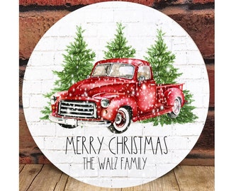 Red Truck and Trees Christmas png, Christmas Sublimation, Winter Sublimation, Digital Downloads, Christmas png, Red truck png